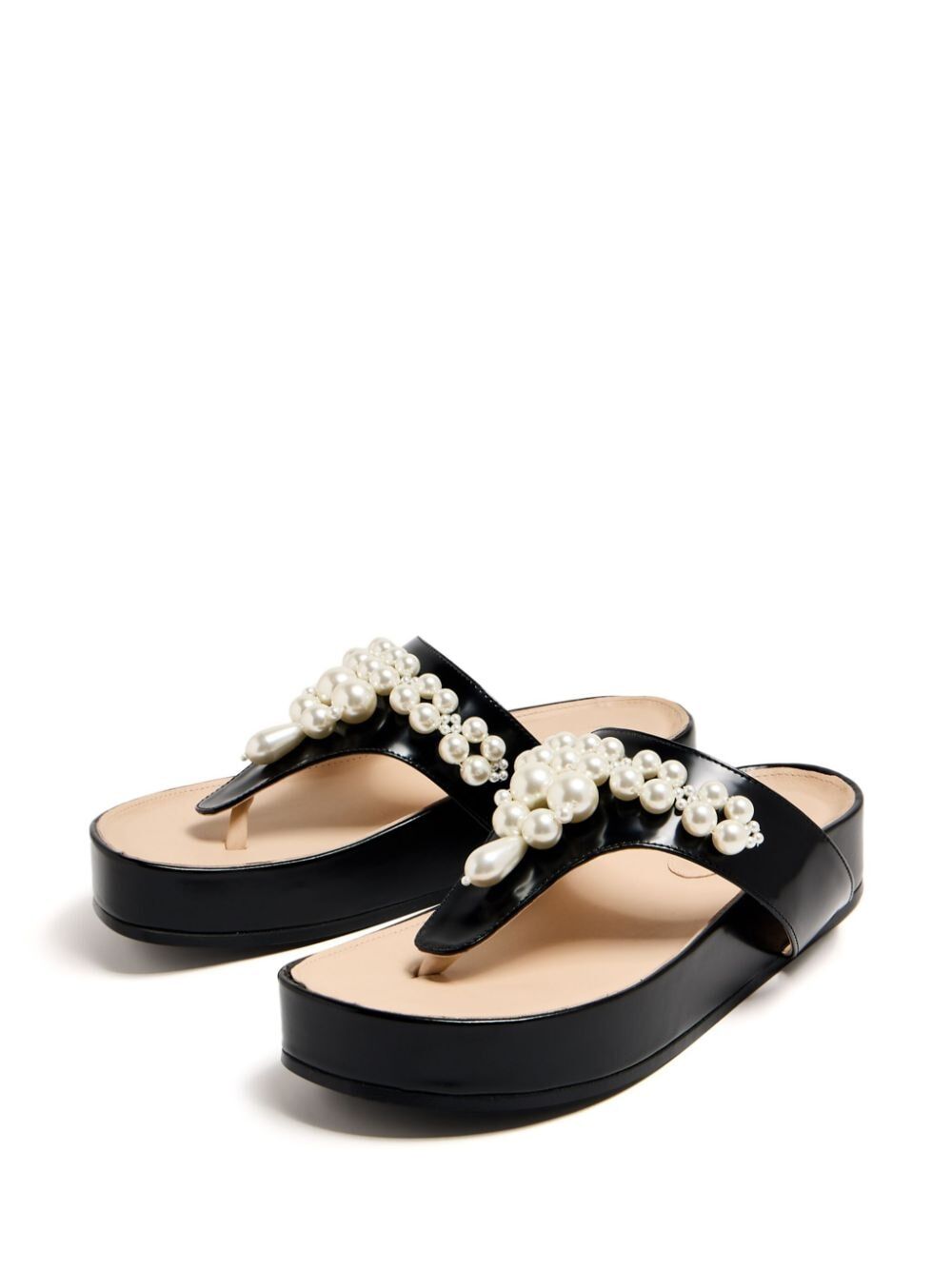 SIMONE ROCHA-BEADED THONG SANDAL-