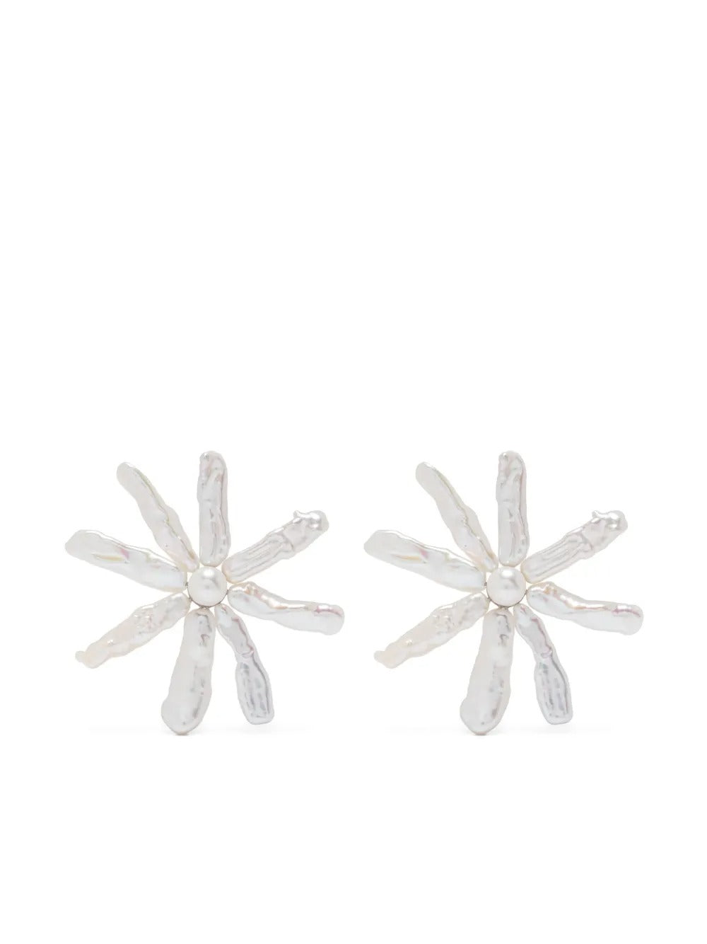 SIMONE ROCHA-BLOOMING FLOWER PEARL EARRINGS-