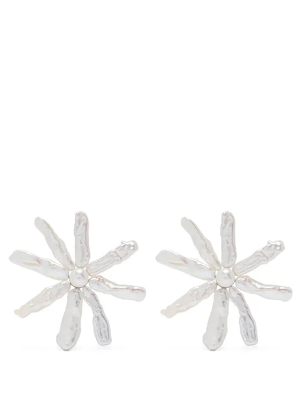 SIMONE ROCHA-BLOOMING FLOWER PEARL EARRINGS-