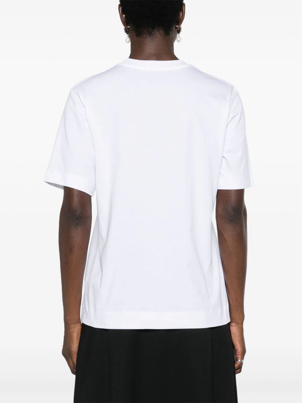 SIMONE ROCHA-BOY T-SHIRT W/ PRESSED ROSE-5224 0553 WHITE