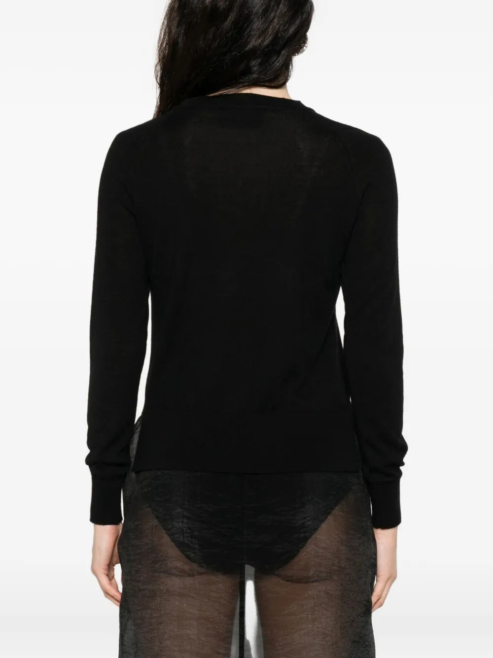 SIMONE ROCHA-CLASSIC LONG SLEEVE JUMPER W/ EMB-