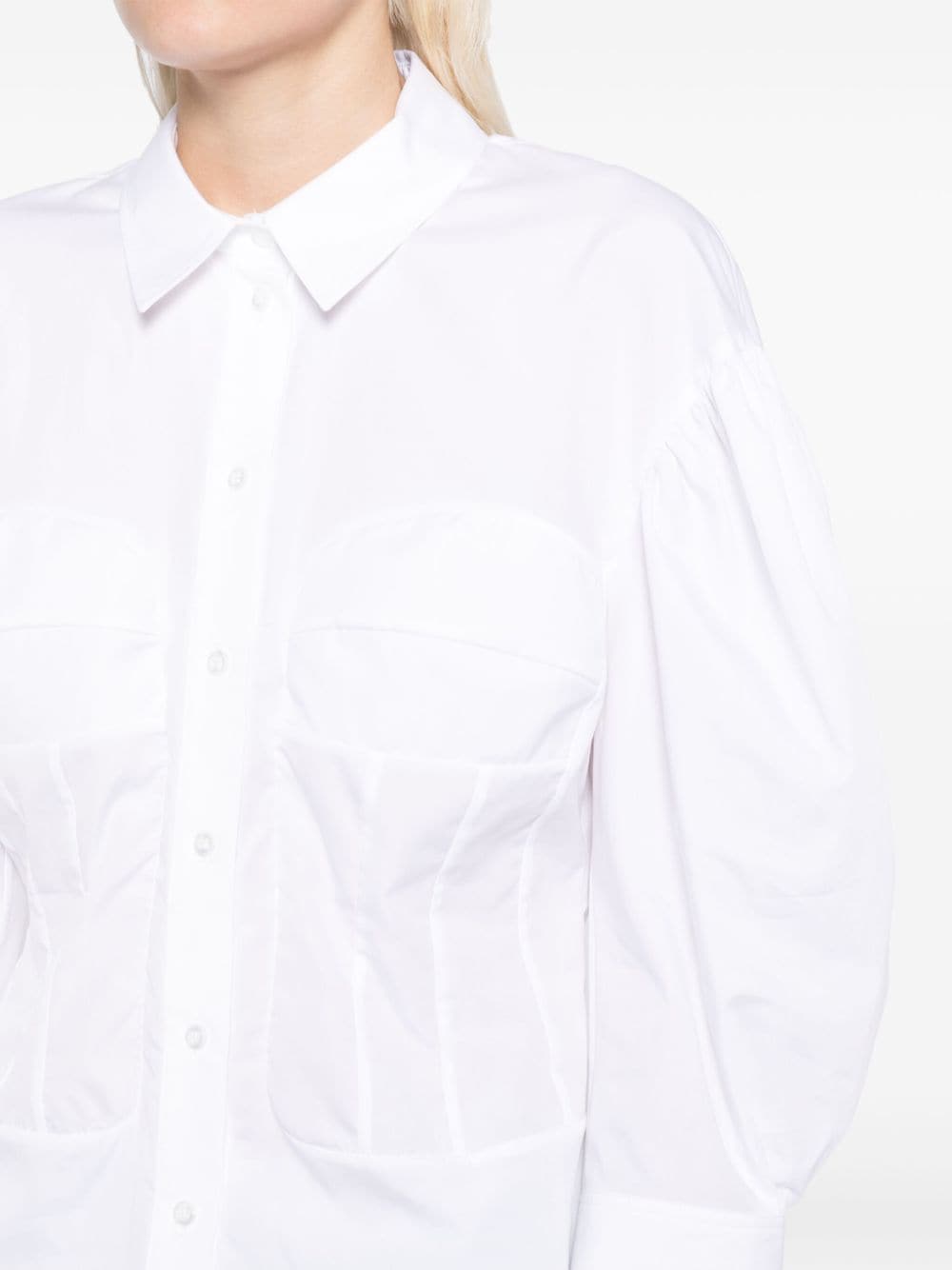 SIMONE ROCHA-CORSET SEAMING SHIRT-