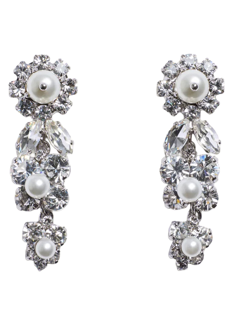 SIMONE ROCHA-DAISY CLUSTER EARRINGS-