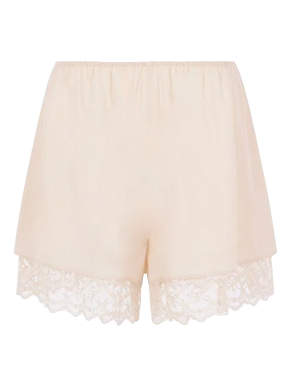SIMONE ROCHA-LACE TRIM NEGLIGEE SHORTS-