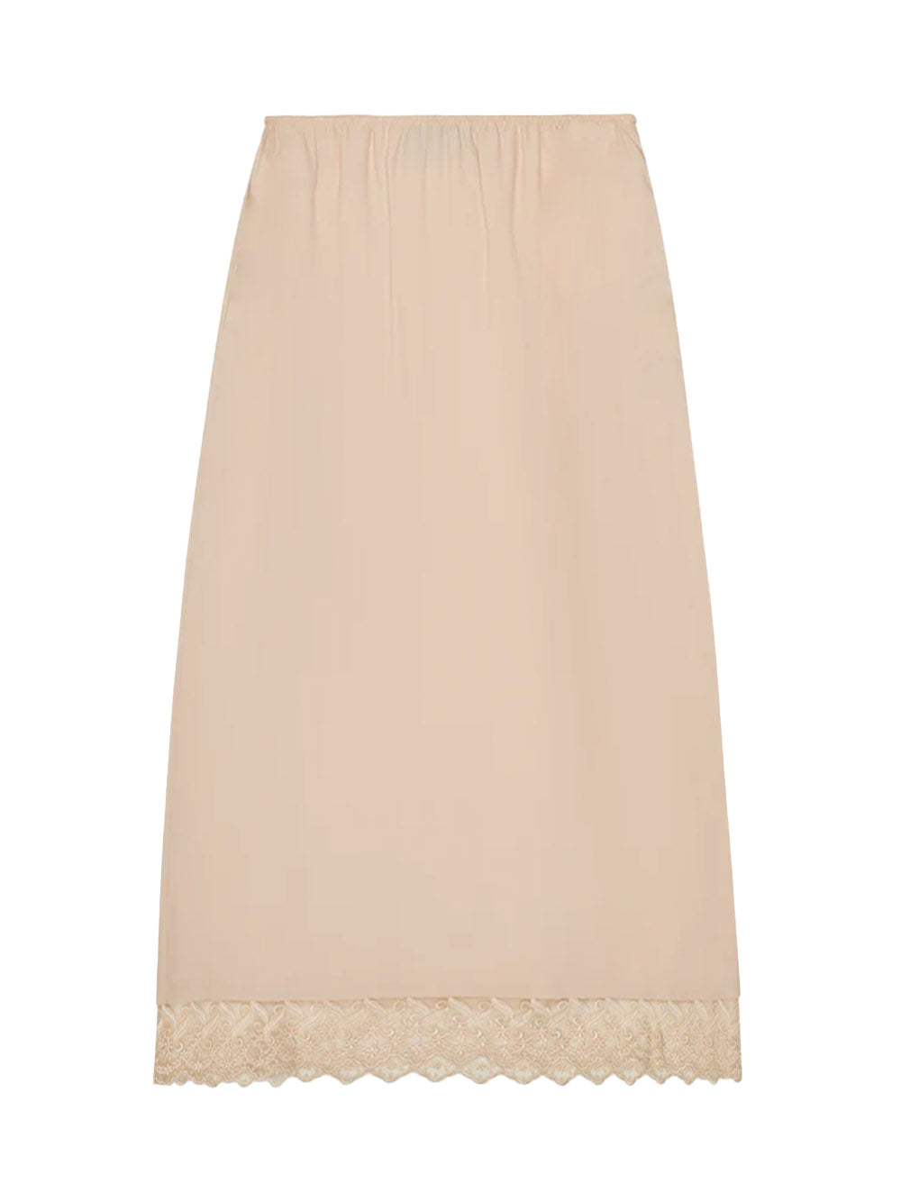 SIMONE ROCHA-LACE TRIM NEGLIGEE SKIRT-
