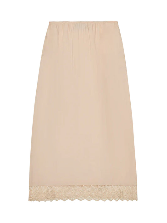 SIMONE ROCHA-LACE TRIM NEGLIGEE SKIRT-