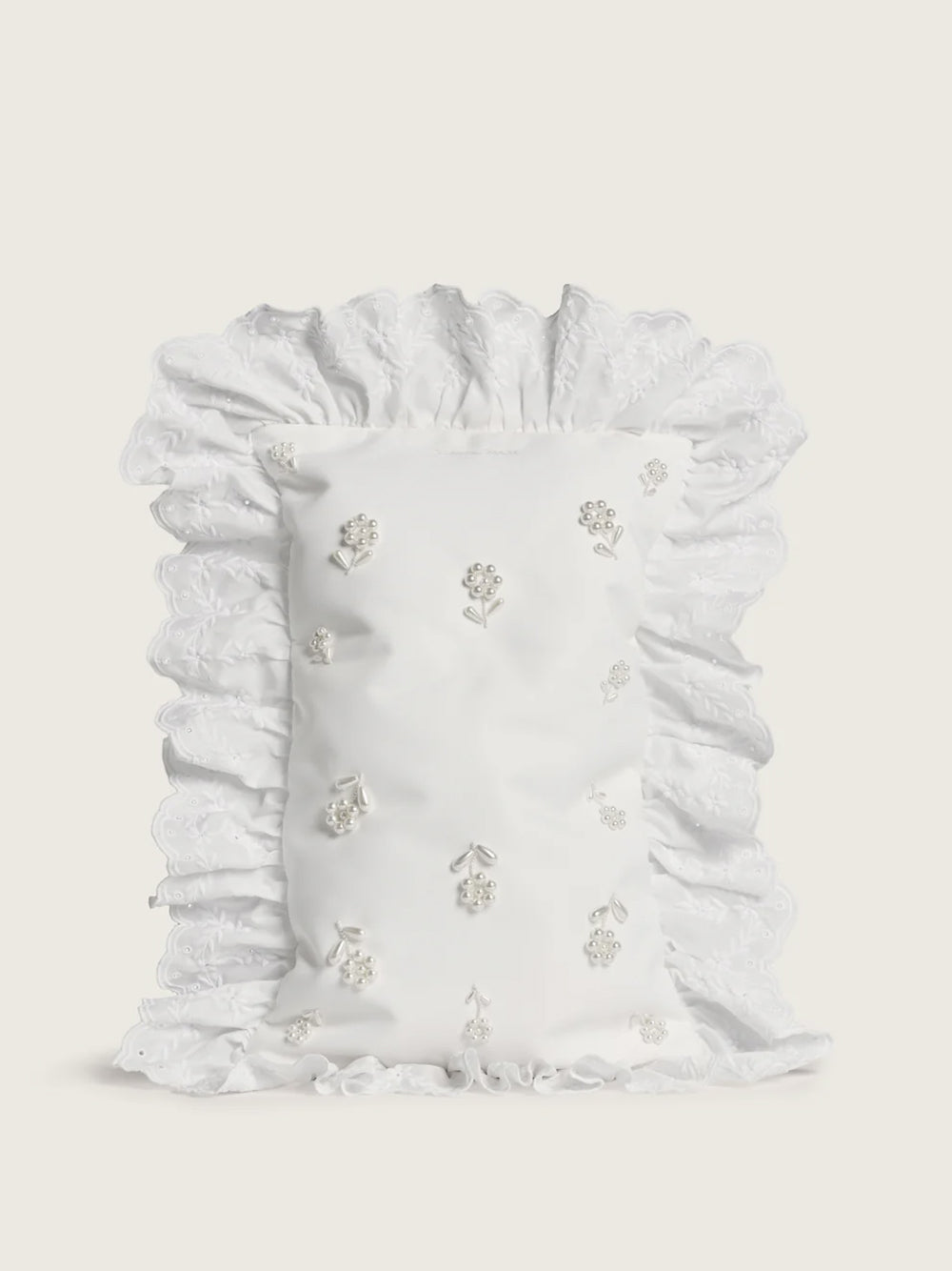 SIMONE ROCHA-PILLOWCASE CLUTCH BAG W/ EMB-