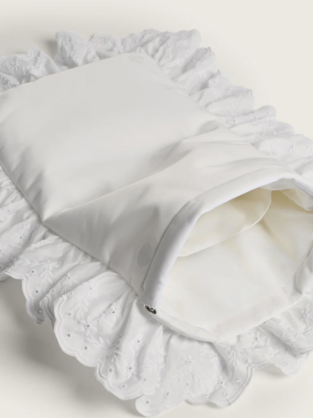 SIMONE ROCHA-PILLOWCASE CLUTCH BAG W/ EMB-