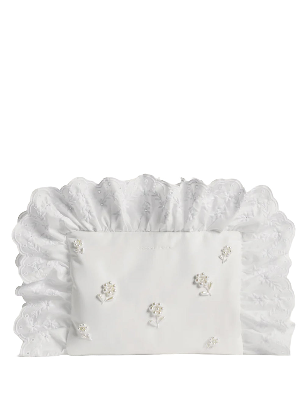 SIMONE ROCHA-PILLOWCASE CLUTCH BAG W/ EMB-