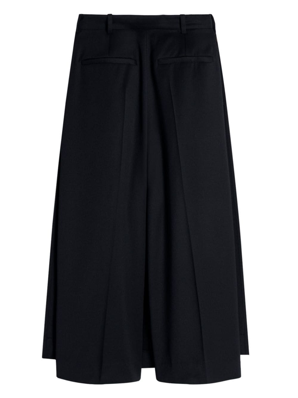 SIMONE ROCHA-PLEATED APRON OVERLAY TROUSERS-