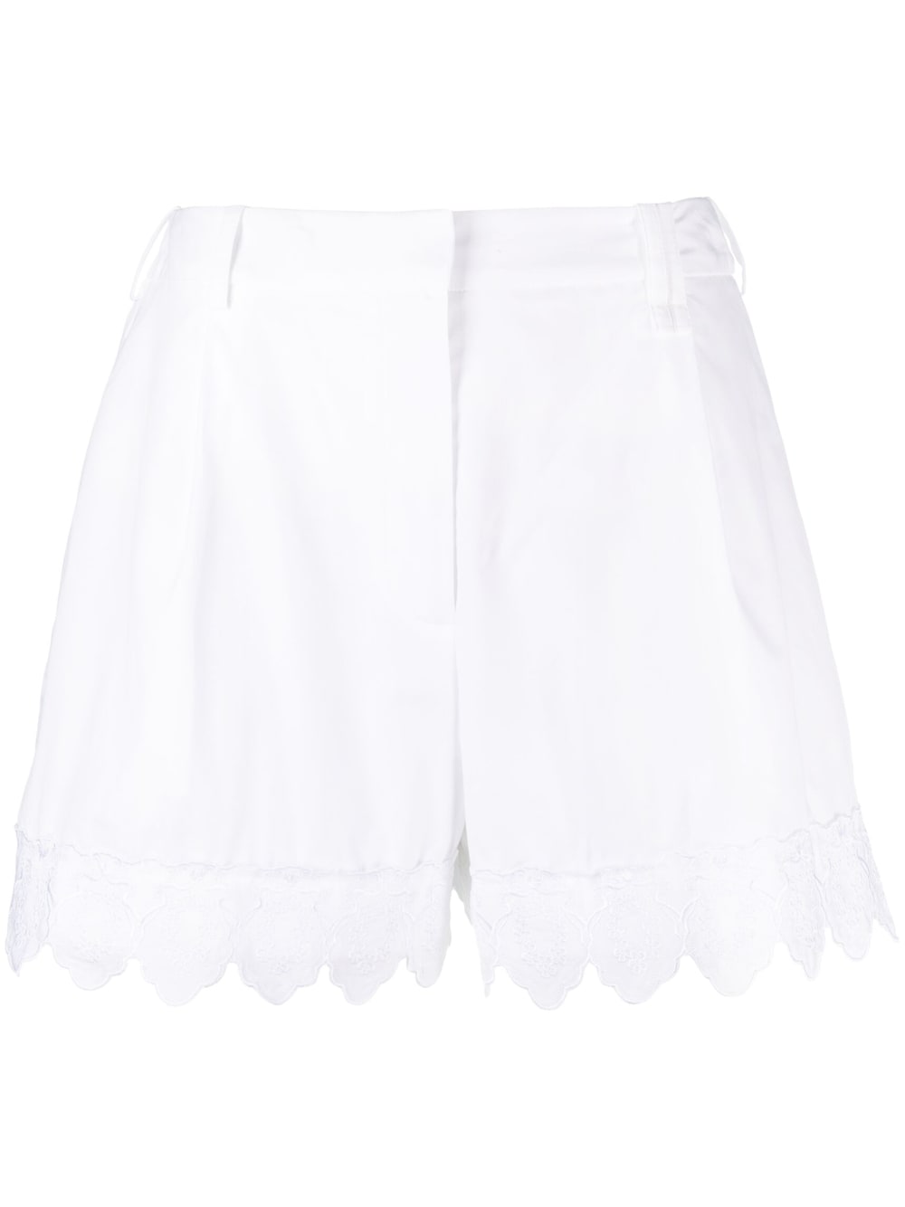 SIMONE ROCHA-SHORTS W/ TRIM-4069T 0109 WHITE/WHITE