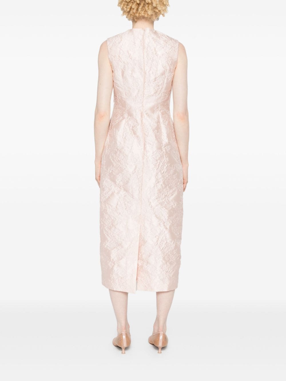 SIMONE ROCHA-SLEEVELESS STRAIGHT CUT DART DRESS-