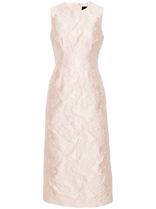 SIMONE ROCHA-SLEEVELESS STRAIGHT CUT DART DRESS-