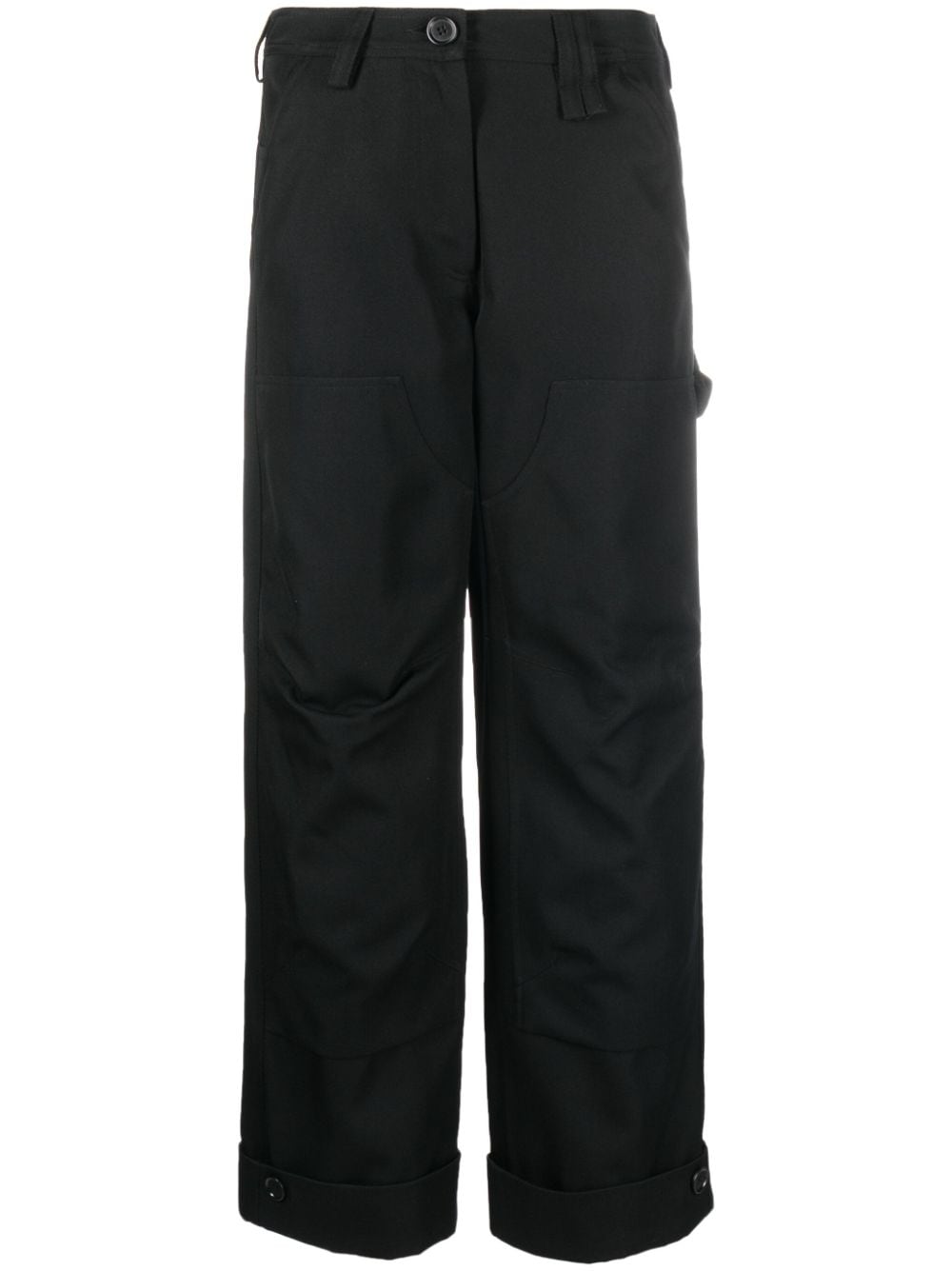 SIMONE ROCHA-WORKWEAR TROUSER-4084 0297 BLACK