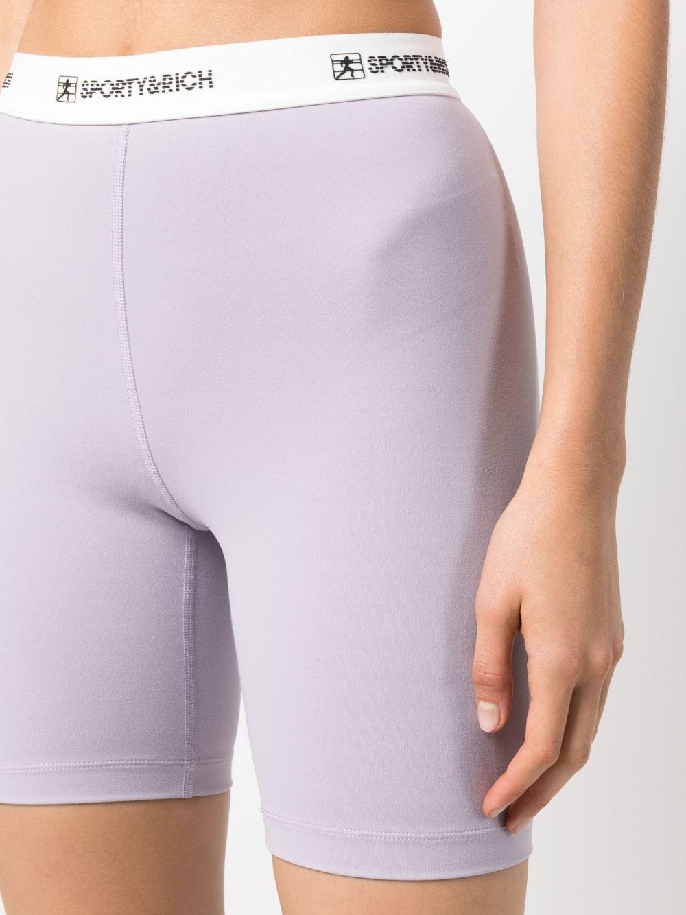 SPORTY & RICH-80S Runner Biker Short-SH835LI LILAC