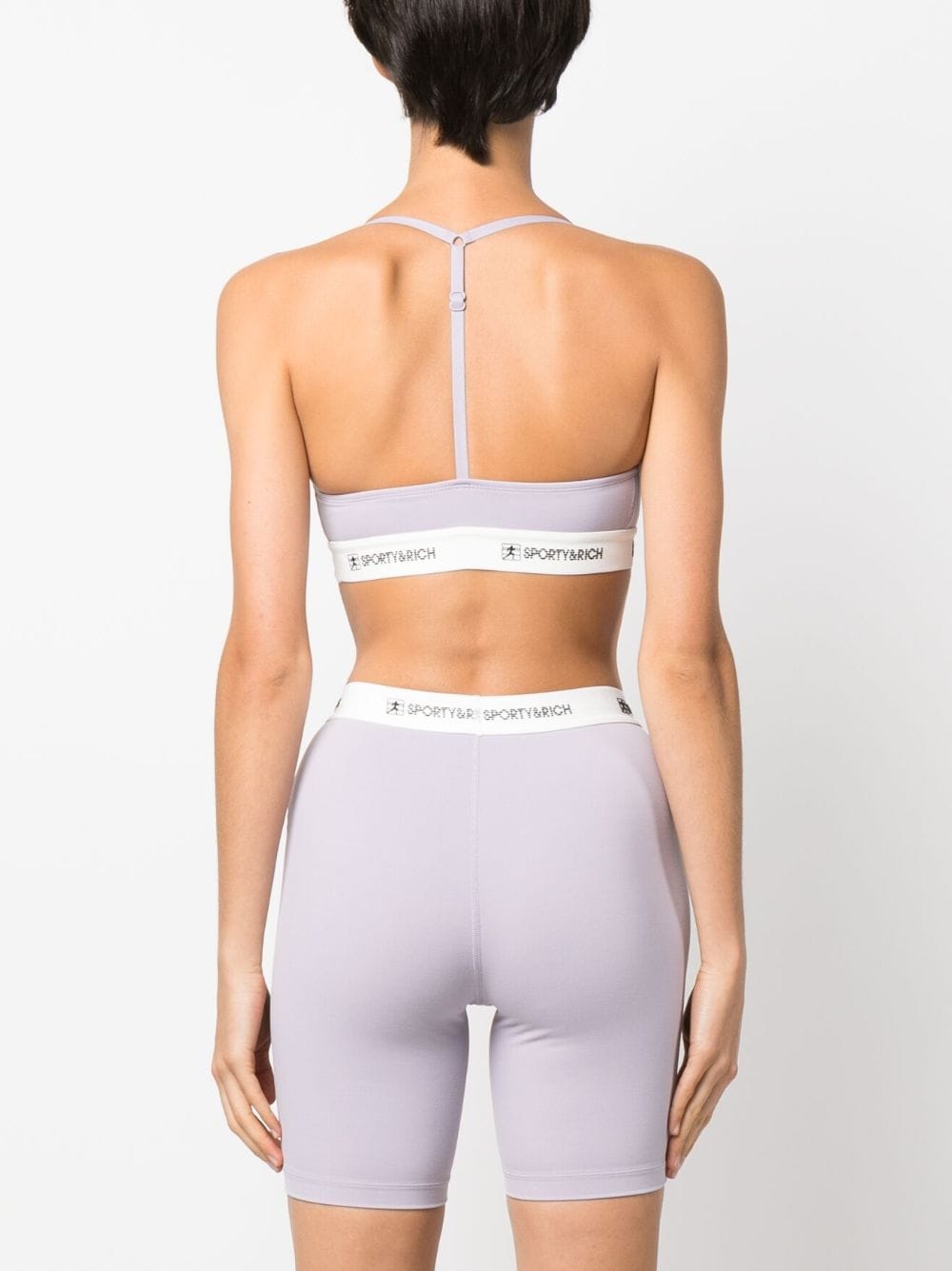 SPORTY & RICH-80S Runner Sports Bralette-BR831LI LILAC