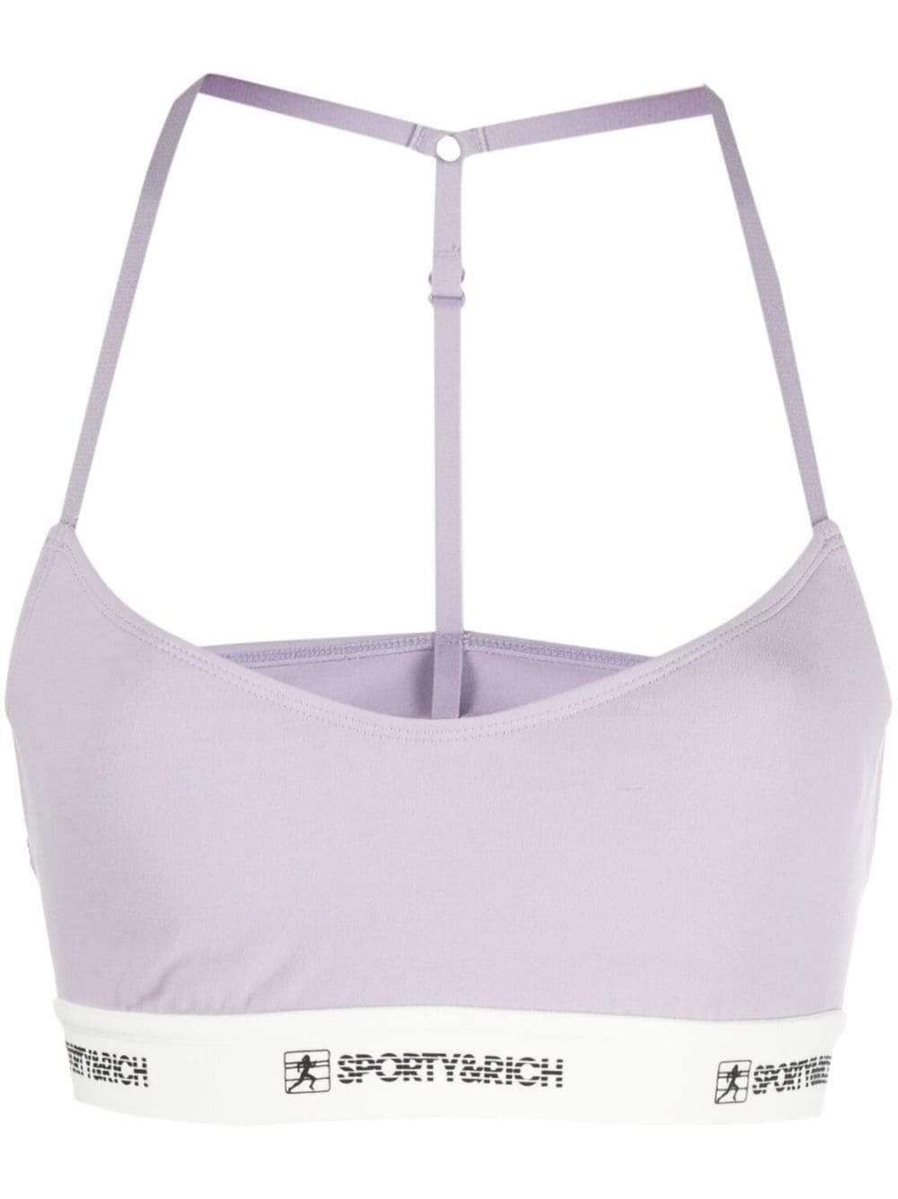 SPORTY & RICH-80S Runner Sports Bralette-BR831LI LILAC