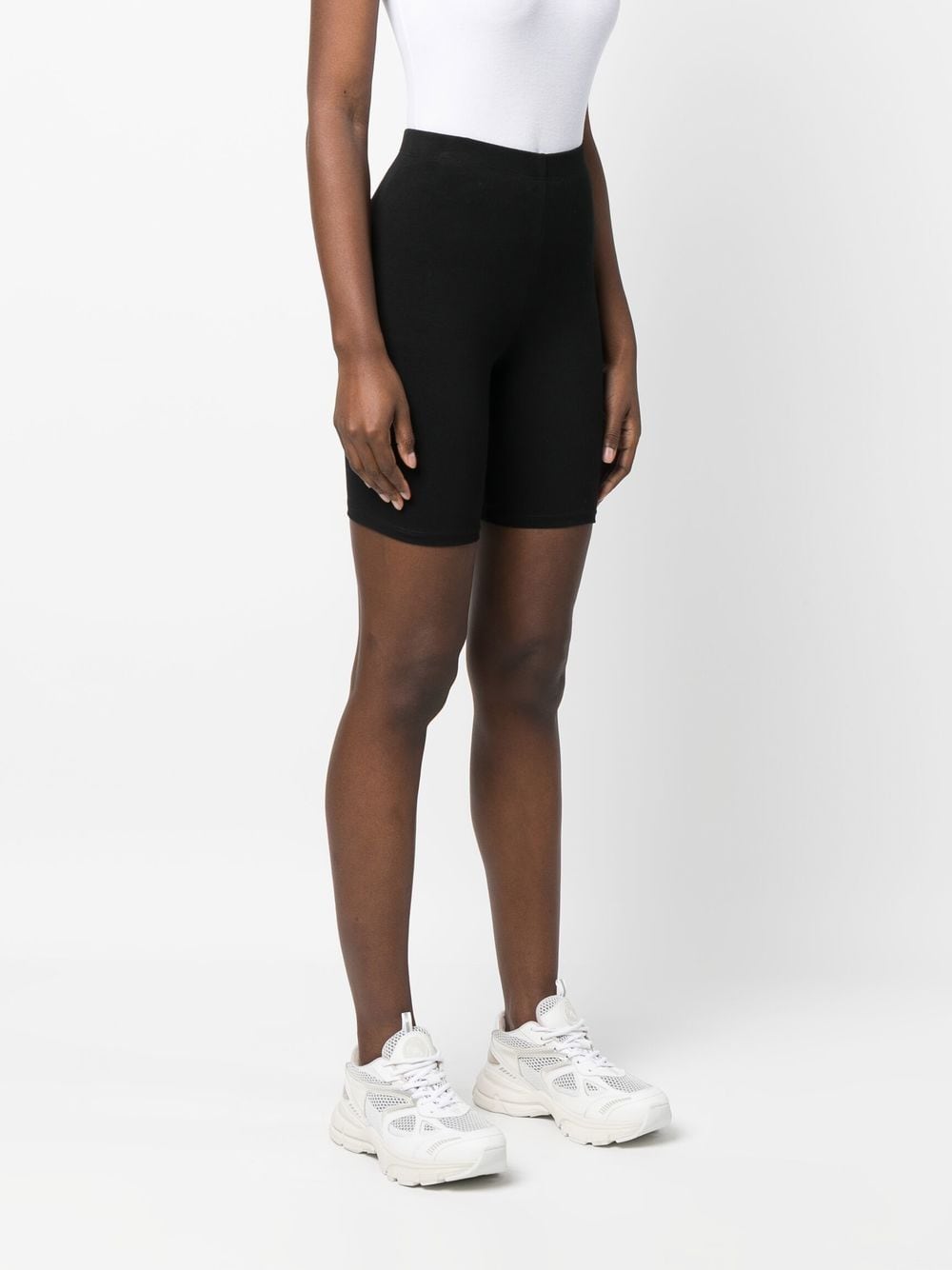 SPORTY & RICH-Athletic Club Biker Short-SH651BK BLACK