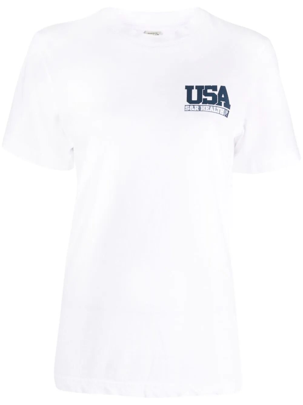 SPORTY & RICH-Team Usa T Shirt-TS883WH WHITE