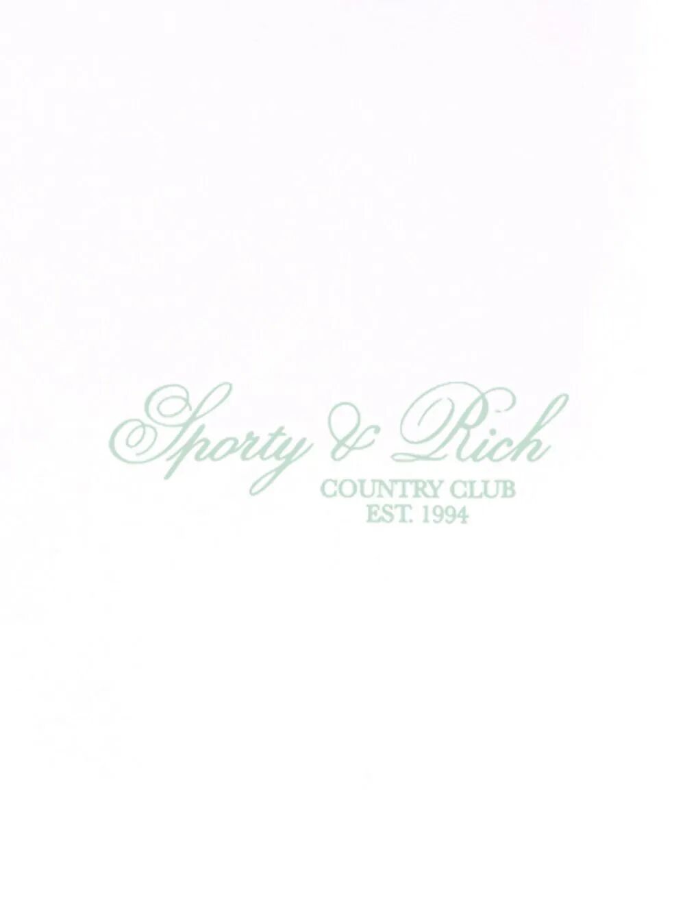 SPORTY & RICH-Villa Crewneck-CR864WH WHITE