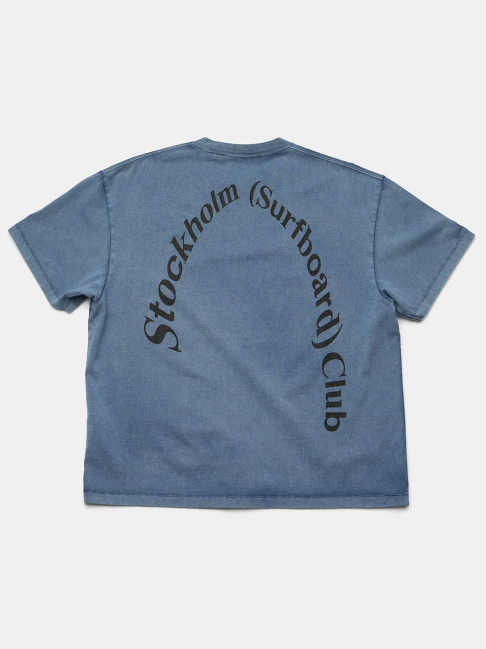 STOCKHOLM SURFBOARD CLUB-Box Tee Back Logo-