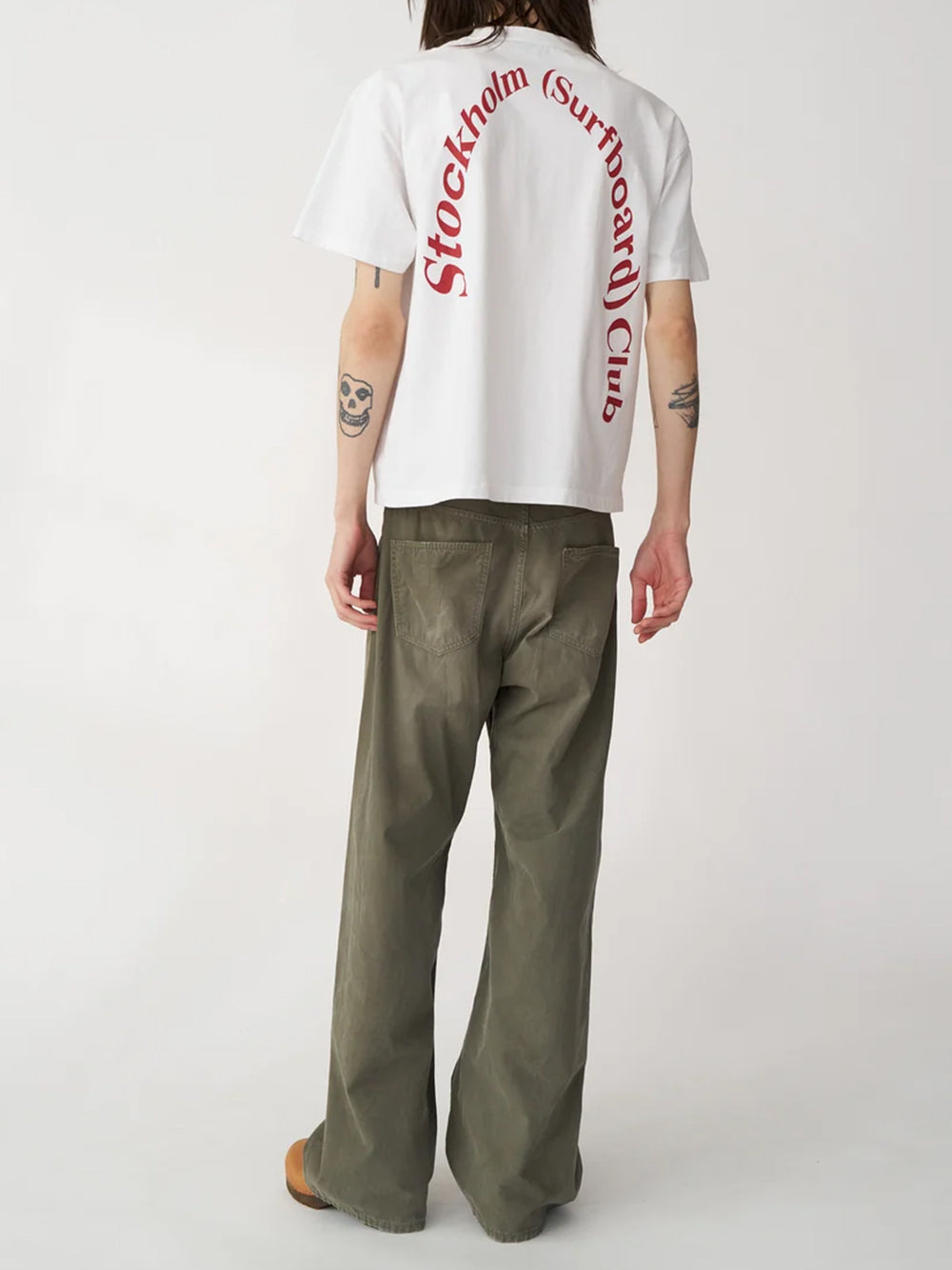STOCKHOLM SURFBOARD CLUB-Box Tee Back Logo-