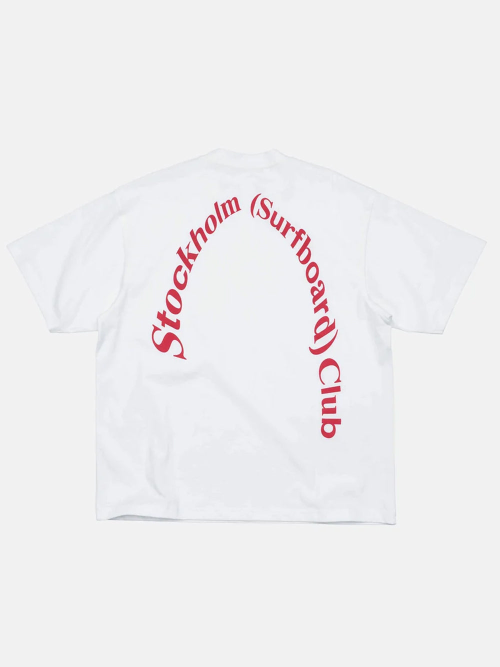 STOCKHOLM SURFBOARD CLUB-Box Tee Back Logo-