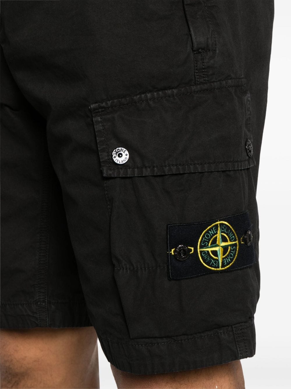 STONE ISLAND-BERMUDA SHORTS-