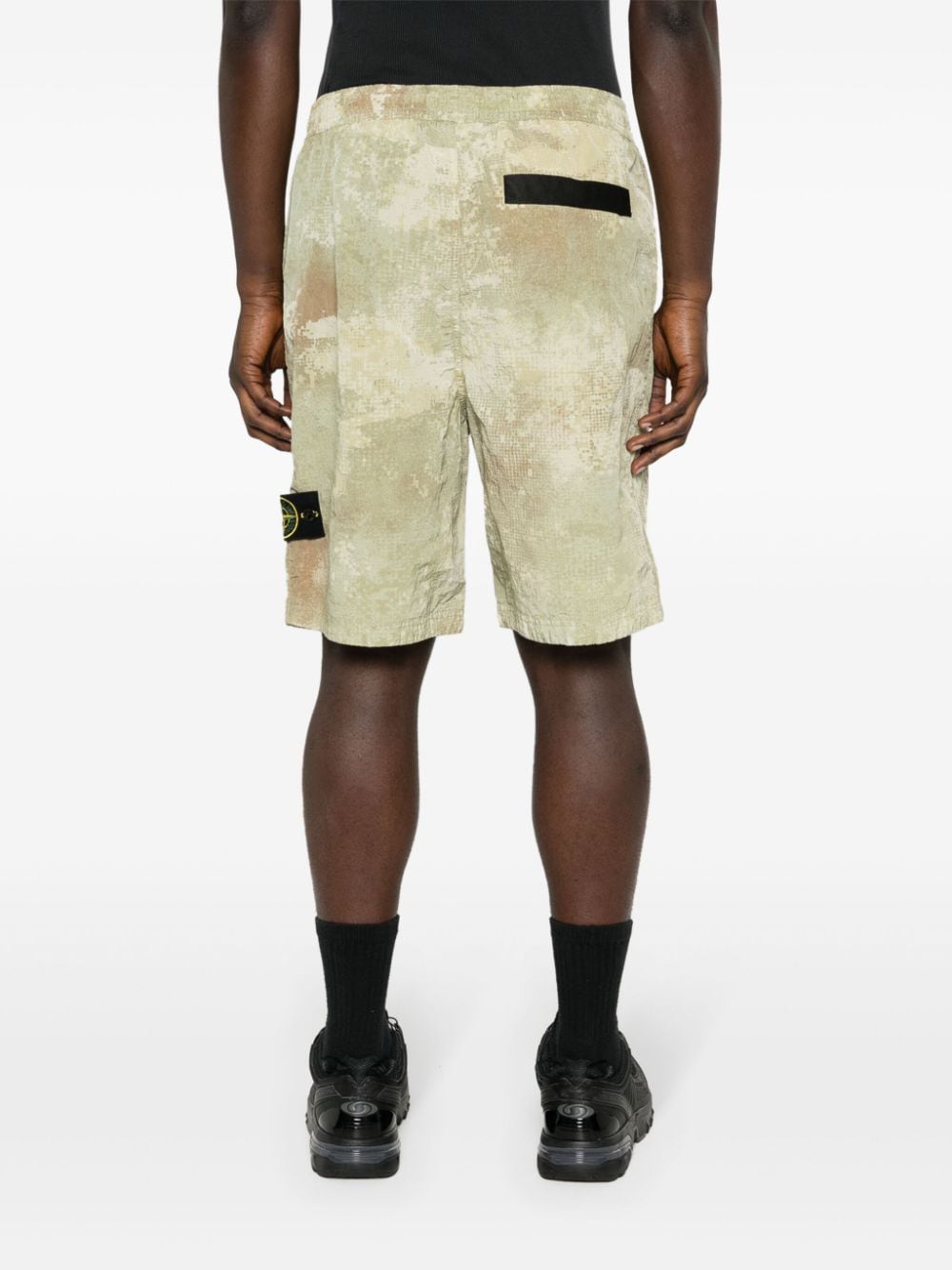 STONE ISLAND-BERMUDA SHORTS-