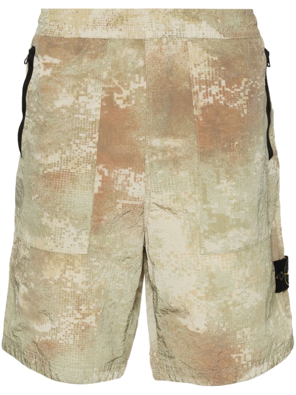 STONE ISLAND-BERMUDA SHORTS-