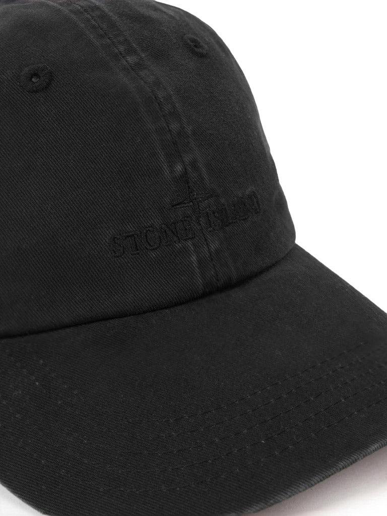 STONE ISLAND-BRUSHED COTTON GABARDINE HAT-