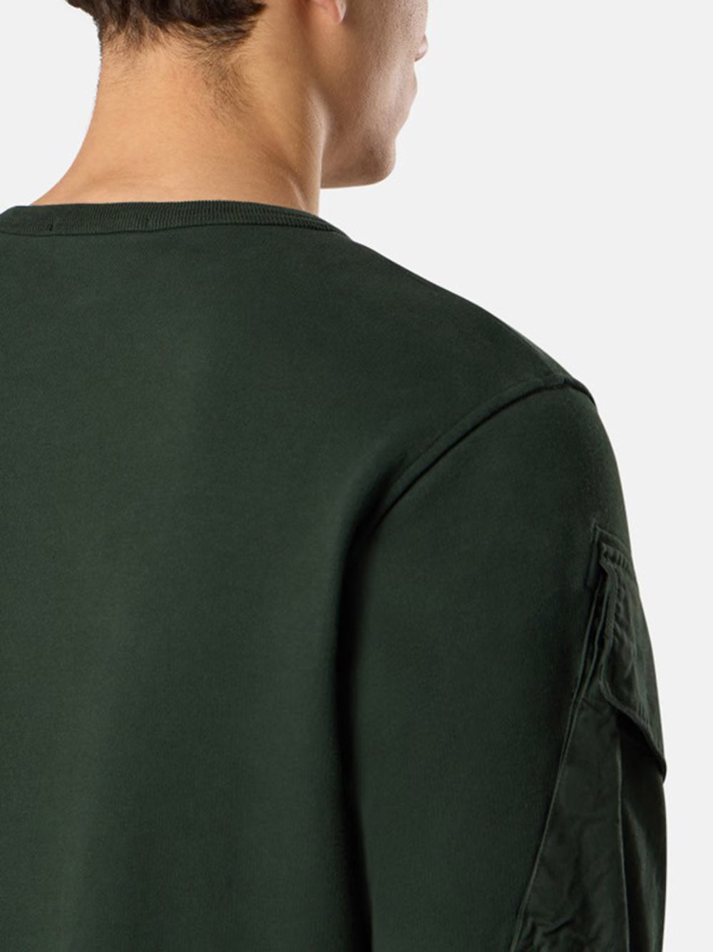 STONE ISLAND-BRUSHED ORGANIC COTTON FLEECE-