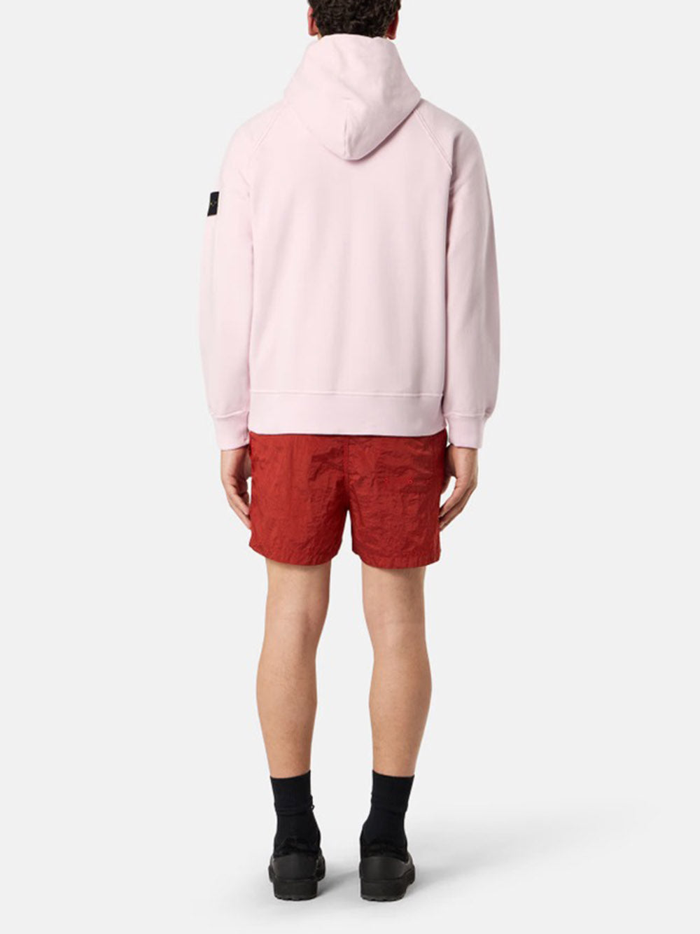 STONE ISLAND-BRUSHED ORGANIC COTTON FLEECE-