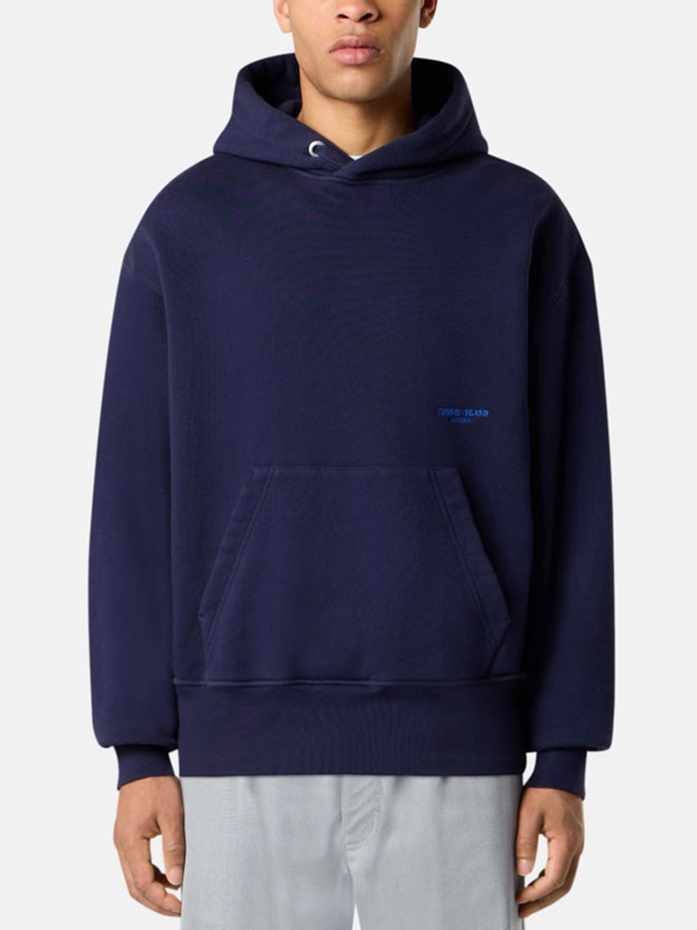 STONE ISLAND-BRUSHED ORGANIC COTTON FLEECE_STONE ISLAND MARINA-