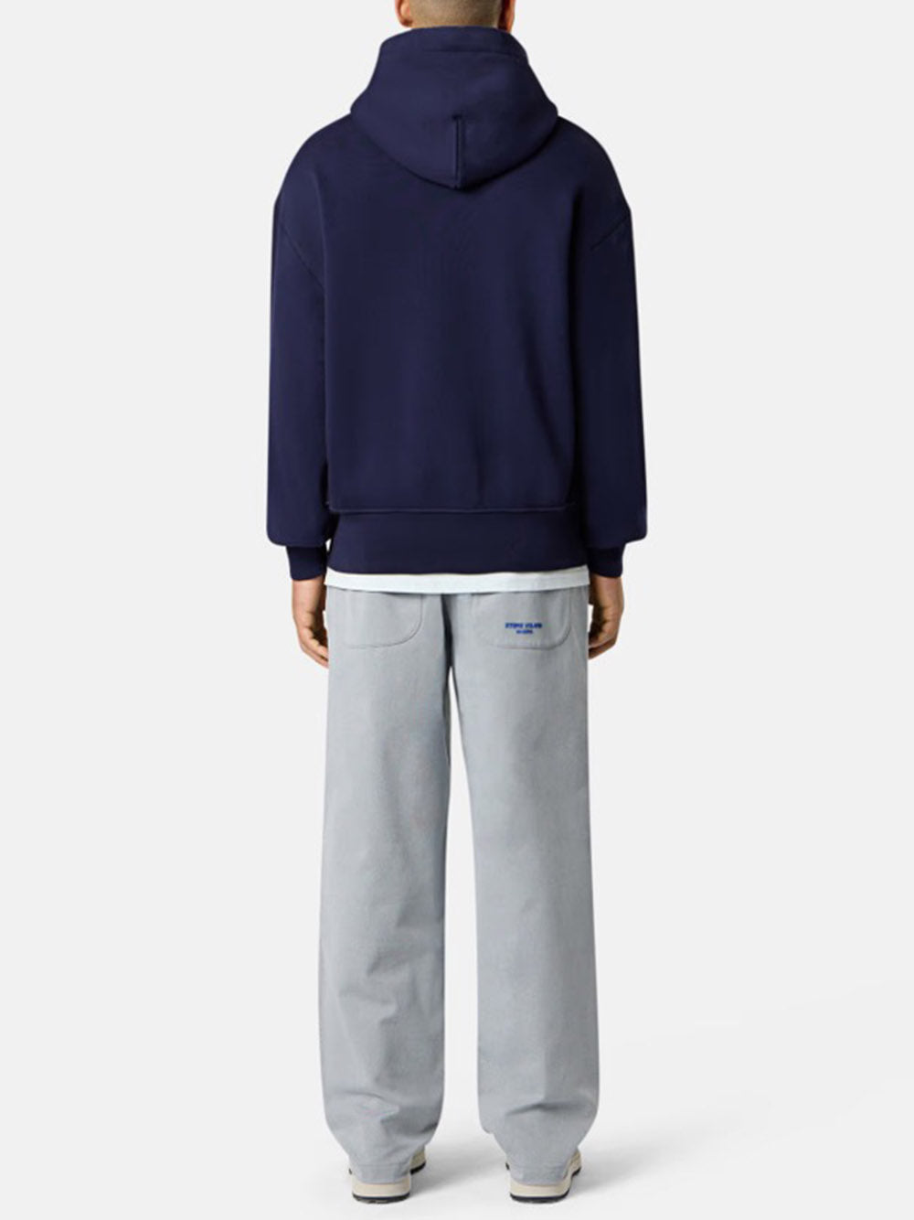 STONE ISLAND-BRUSHED ORGANIC COTTON FLEECE_STONE ISLAND MARINA-