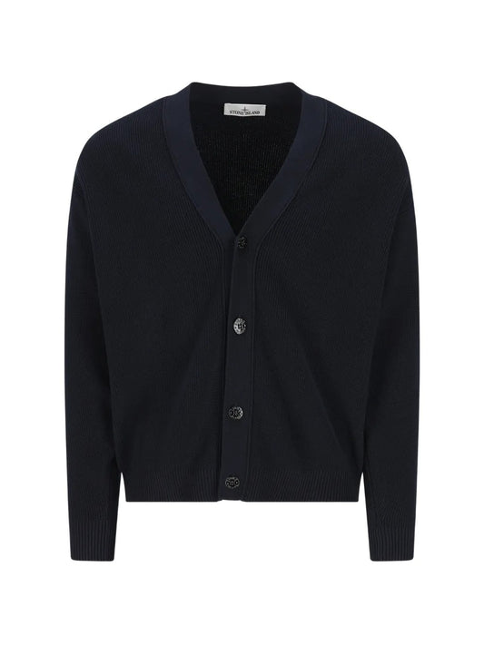 STONE ISLAND-buttoned cardigan-