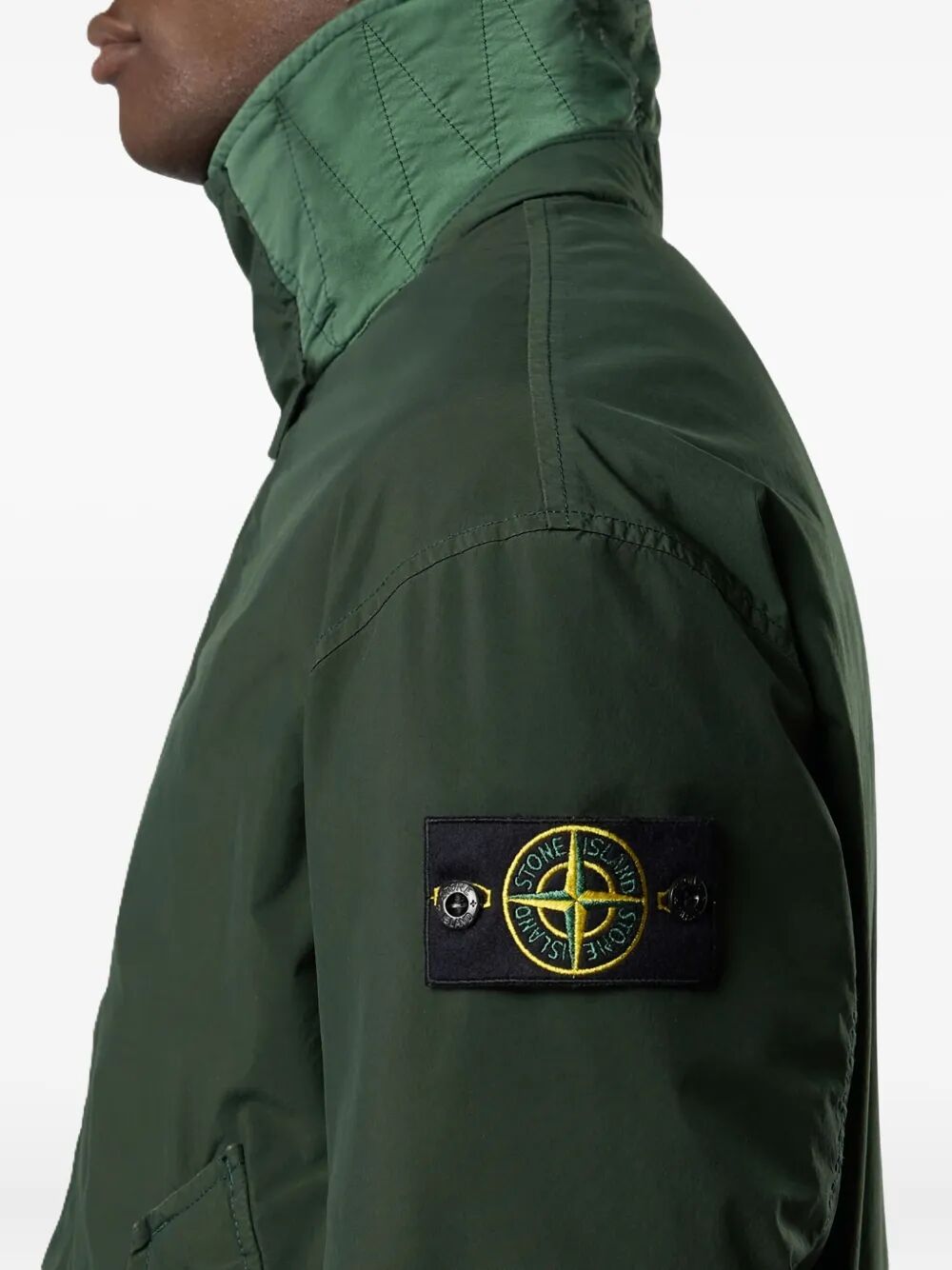 STONE ISLAND-buttoned jacket-