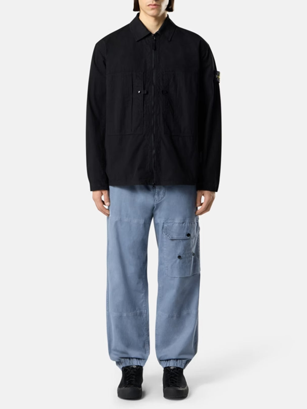 STONE ISLAND-Comfort fit overshirt-