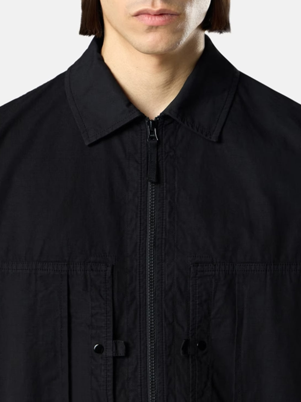 STONE ISLAND-Comfort fit overshirt-1200005S0298 V0029 – Dope