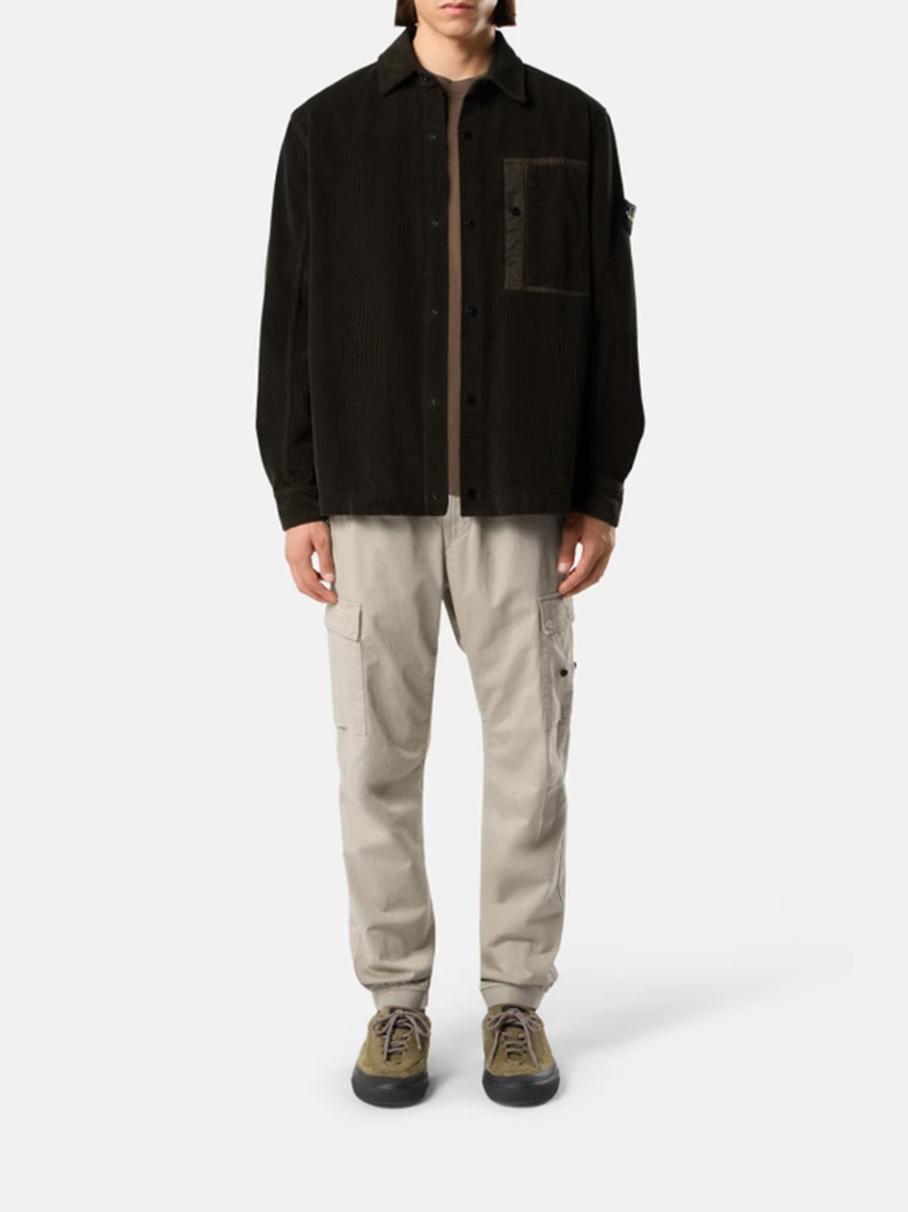 STONE ISLAND-Comfort fit overshirt-