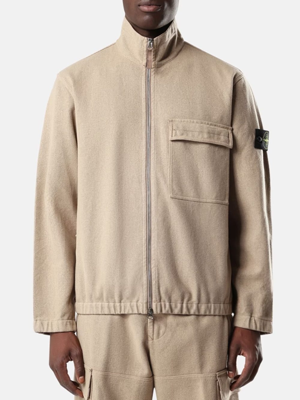 STONE ISLAND-Comfort fit overshirt-