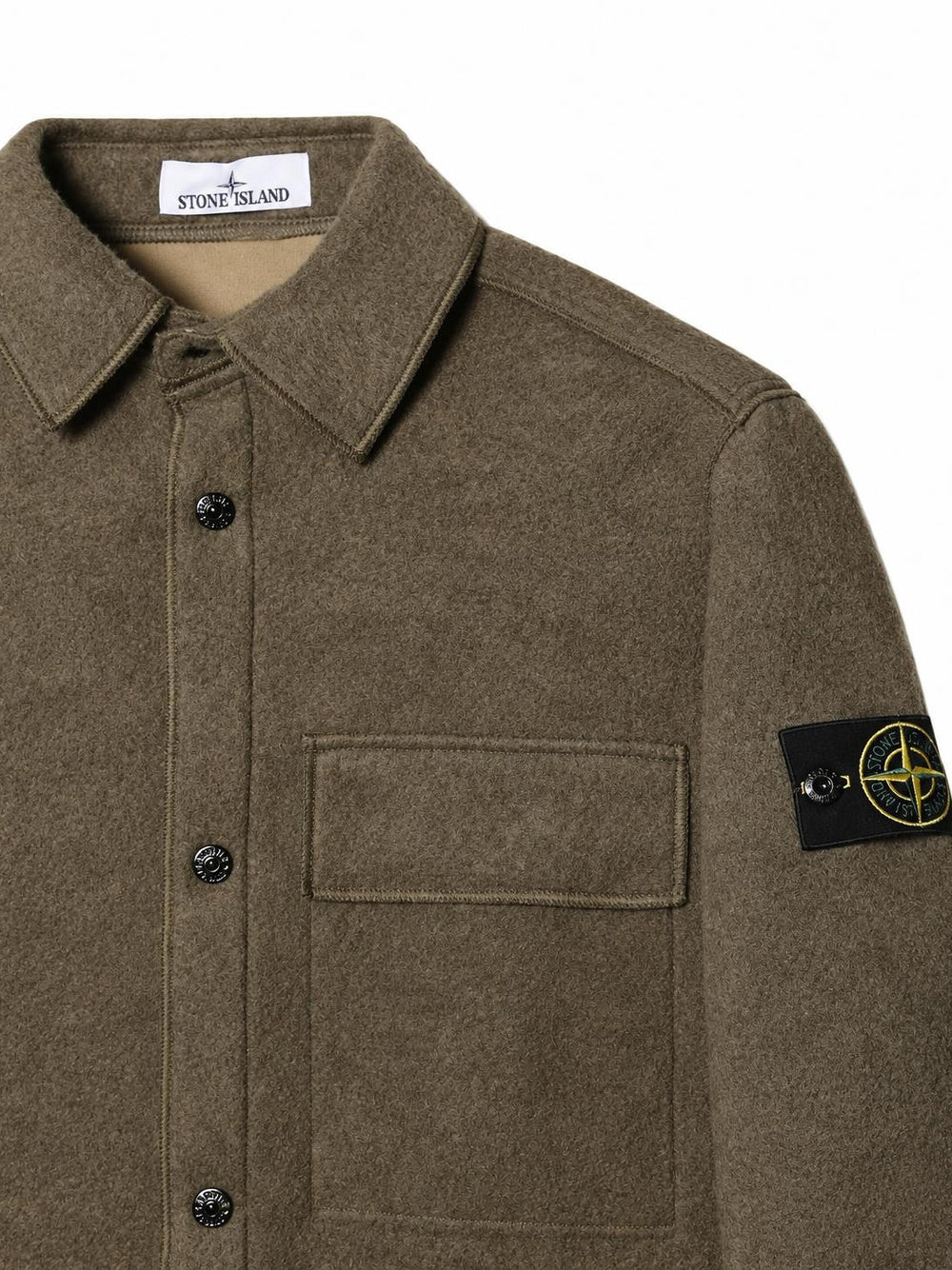 STONE ISLAND-Comfort fit overshirt-