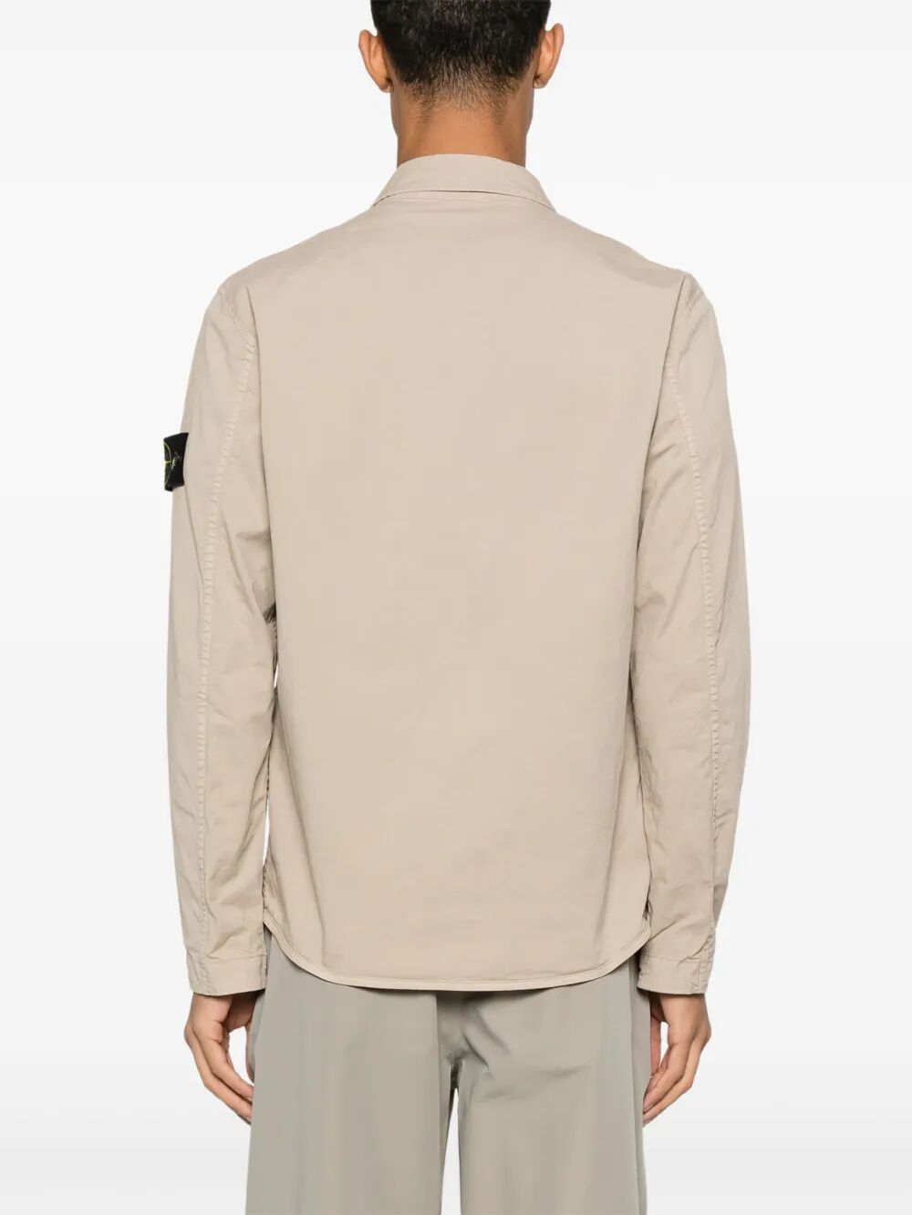 STONE ISLAND-Compass-badge shirt-