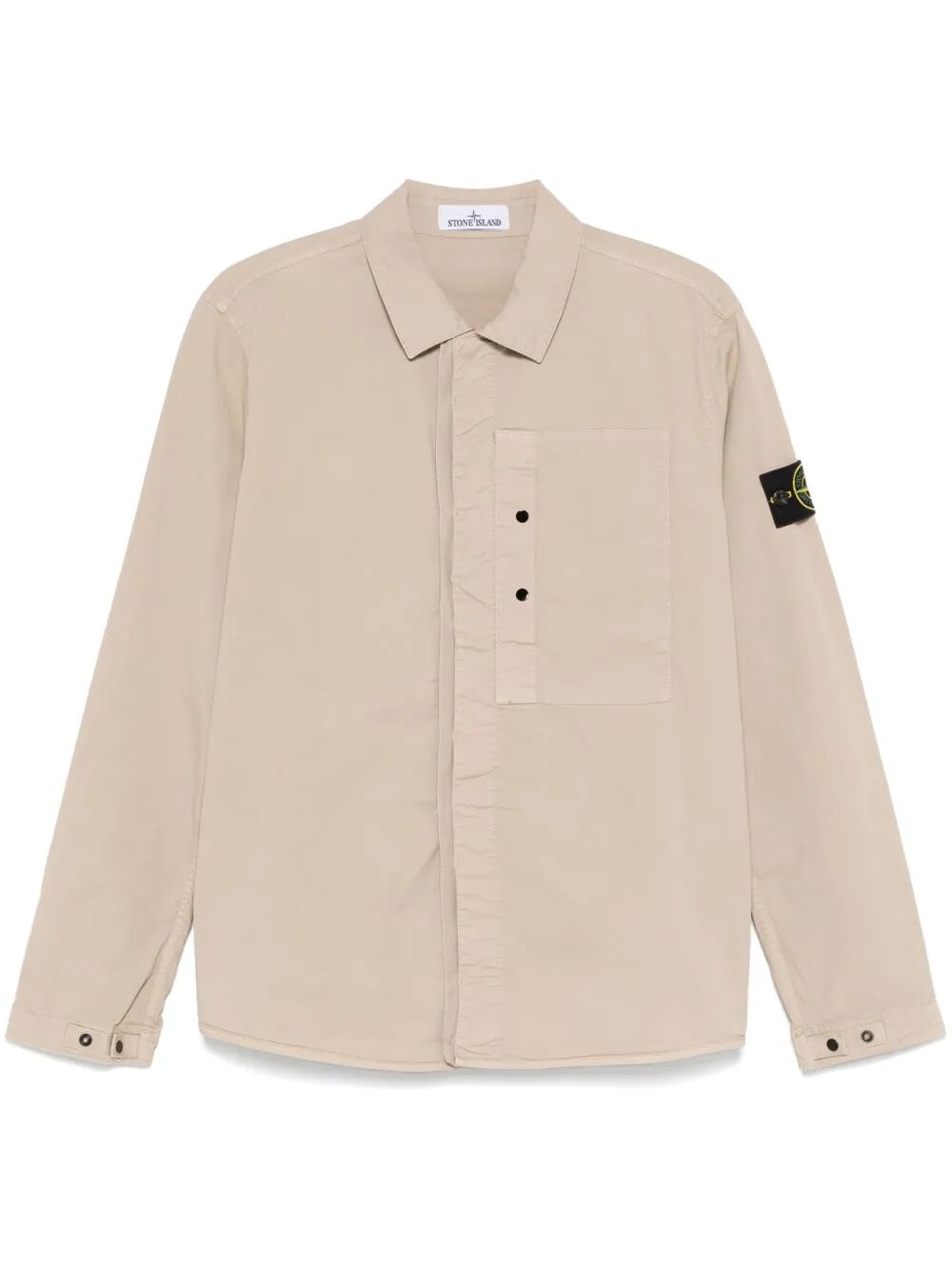 STONE ISLAND-Compass-badge shirt-