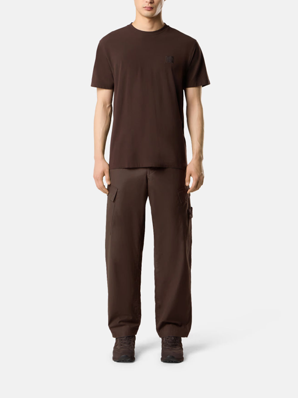 STONE ISLAND-COTTON JERSEY CREPE STONE ISLAND GHOST-