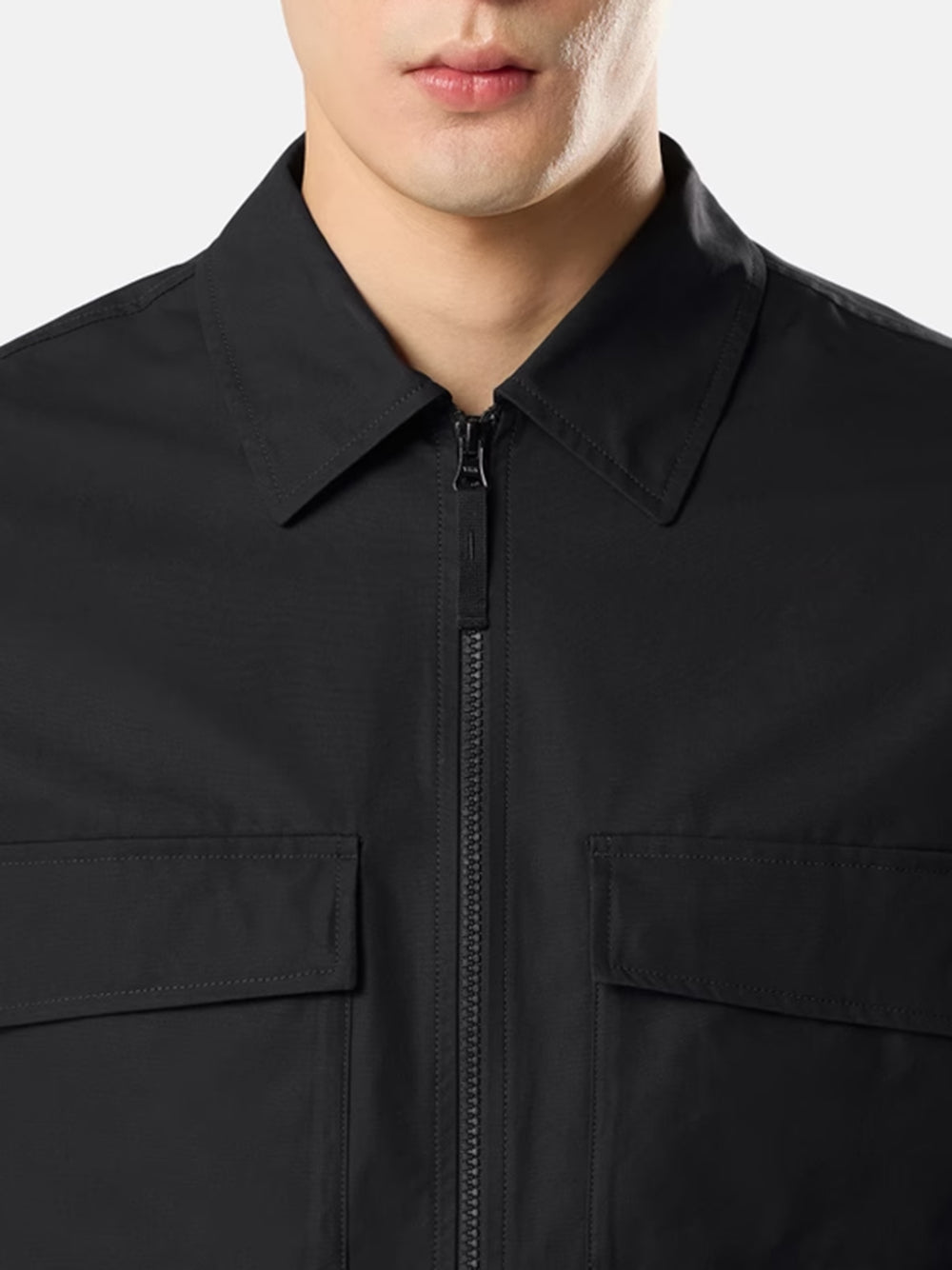 STONE ISLAND-COTTON OVERSHIRT-