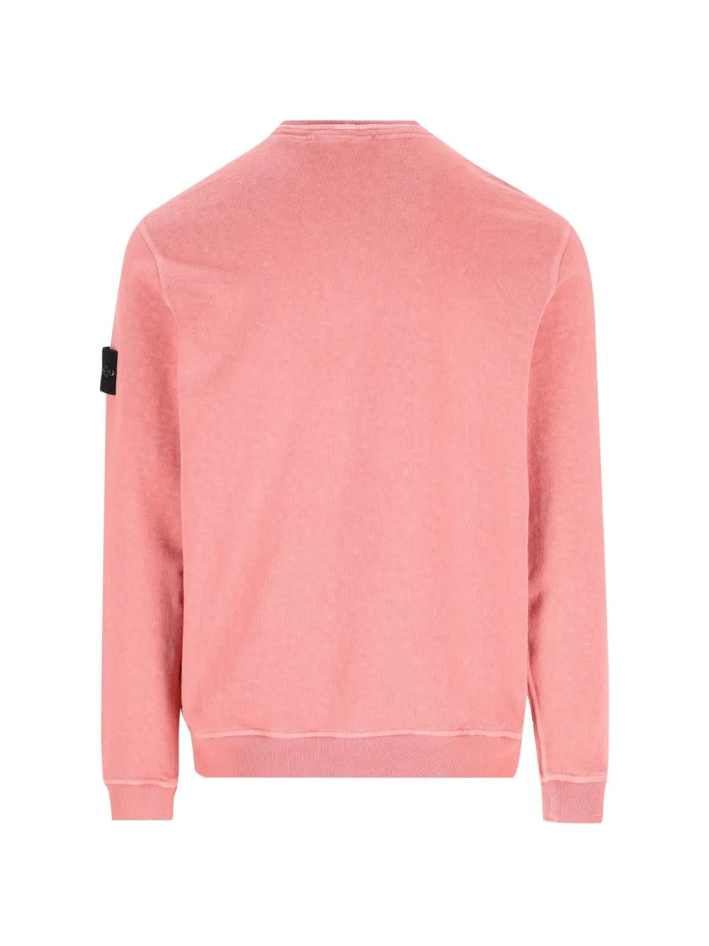 STONE ISLAND-crew-neck patch sweatshirt-