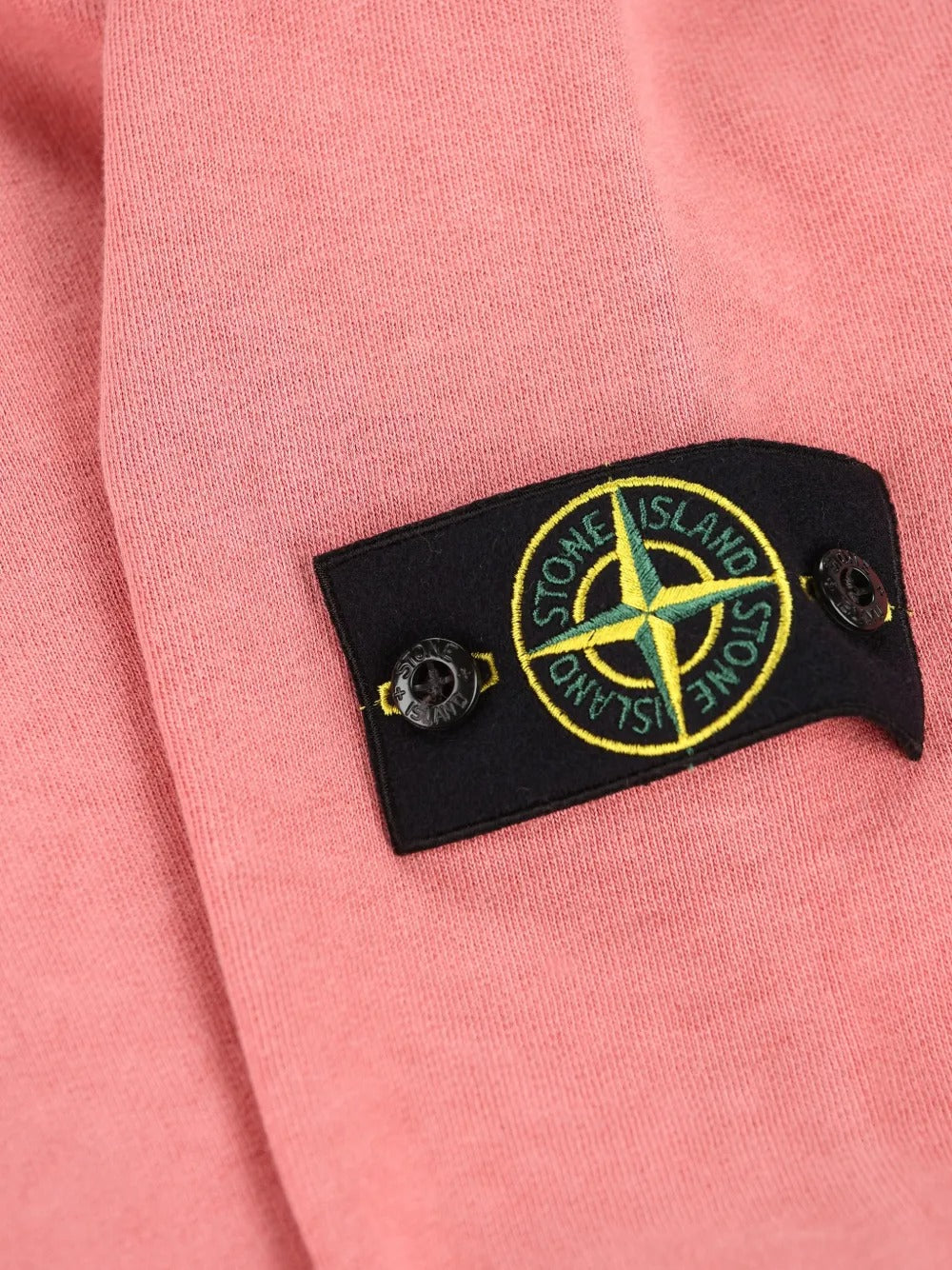 STONE ISLAND-crew-neck patch sweatshirt-