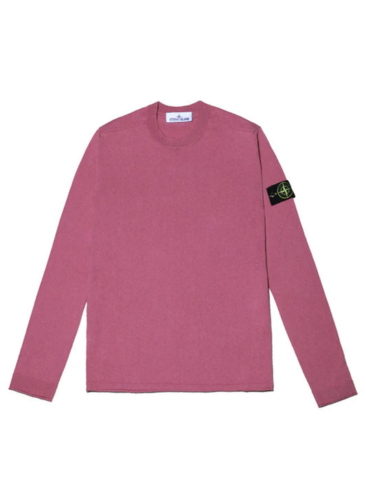 STONE ISLAND-Crew neck sweater with small cuffs-