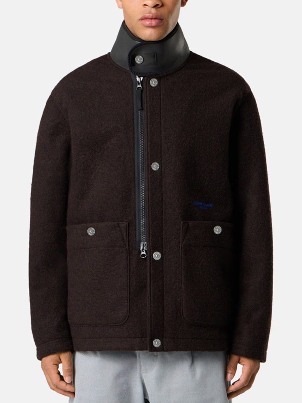 STONE ISLAND-FELTED WOOL POLYESTER_STONE ISLAND MARINA-